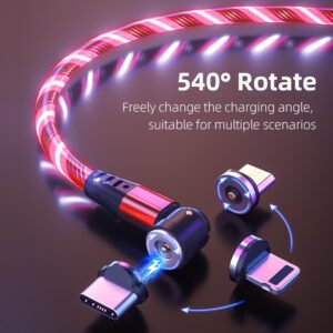 GlowMag LED Magnetic Charging Cable