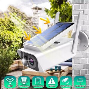 Wireless WiFi Solar-Powered Rechargeable Security Camera (1080P HD)